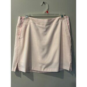 Lady Hagen womens size 6 golf tennis pickleball skort pink and white textured